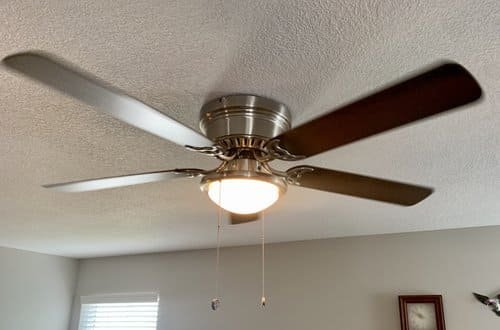 Ceiling fan installation