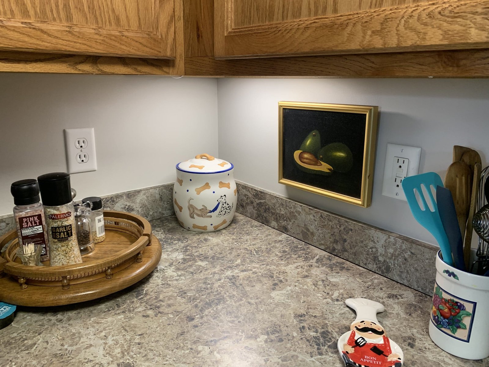 Kitchen counter and backsplash detail